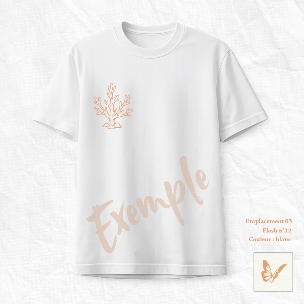 [FLASH-DV-AV-B] Les flashs D͟O͟L͟C͟E͟ ͟V͟I͟T͟A͟ (Blanc, Poitrine seule - Indiquez emplacement + flash)